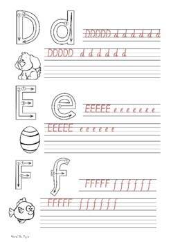 No-pre A TO Z handwriting Capital and Lower Case Letter Tracing Aa-Zz