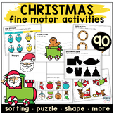 No prep Christmas Worksheets Preschool and Toddler Fine Mo