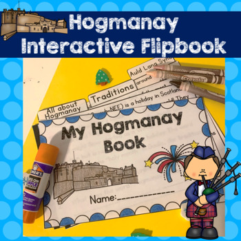 Preview of No prep Hogmanay New Year's Printable Close Reading Flipbook