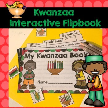 Preview of No prep Kwanzaa Festival of Lights Printable Close Reading Flipbook
