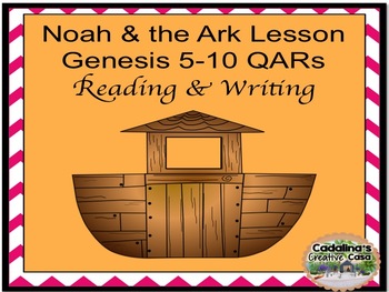 Preview of Noah and the Ark Lesson Plan with Genesis Reading