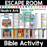Noah's Ark Bible Story Escape Room Activity for Church or 