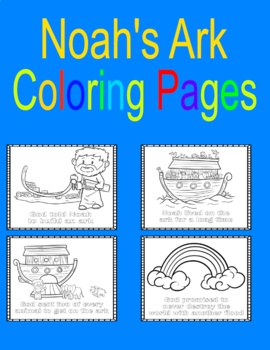 Preview of Noah's Ark Coloring Pages