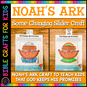 Preview of Noah’s Ark Craft | Scene Changing Bible Craft | Make and Play Noah Craft