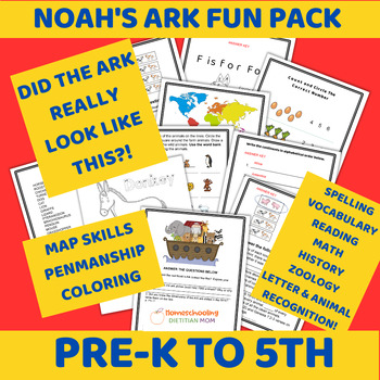Preview of Noah's Ark Elementary Fun Pack