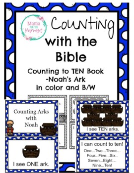 Noah S Ark Free Bible Counting Book By Mama For The Harvest Tpt