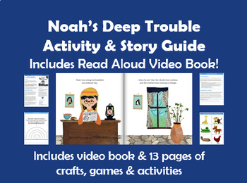 Preview of Noah's Ark Lesson Plan With Video Book for Preschool-Grade 2