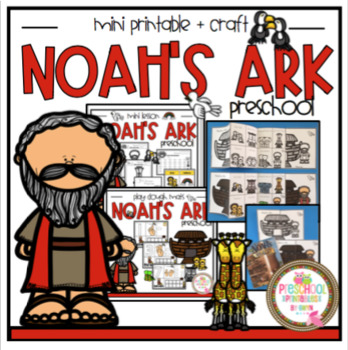 Noah's Ark Mini Printable plus Craft by Preschool Printable | TpT