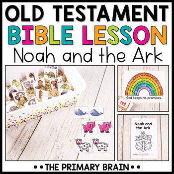 Preview of Noah's Ark Bible Stories Curriculum Lessons & Sunday School Activities for Kids