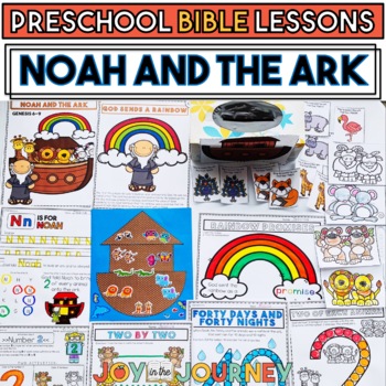 Preview of Noah's Ark (Preschool Bible Lesson)
