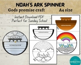 Noah's Ark Printable, Sunday school Craft, Bible Story kid