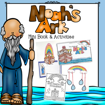 Preview of Noah's Ark Unit - Mini Book, Craft, Activities