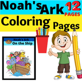 Noahs Ark Activity Coloring Pages Resource Art Craft Noah'
