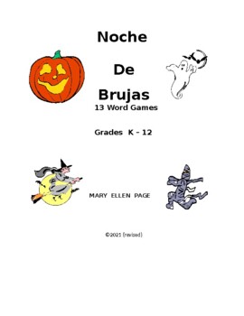 Preview of Noche de Brujas  Gr. K - 12