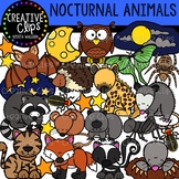 Nocturnal Animal Clipart {Creative Clips Clipart}