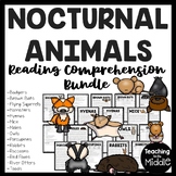 Nocturnal Animals Informational Text Reading Comprehension