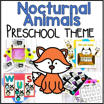 Nocturnal Animals Preschool Theme by Busy Hands and Minds- Michele Dillon