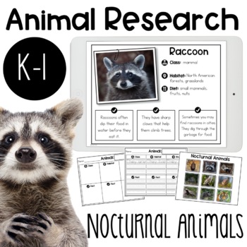 Preview of Nocturnal Animals Research Report | Digital option included