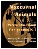 Nocturnal Animals Write the Room - with real photographs!
