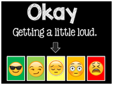 Noise Level Emoji Behavior Management Powerpoint