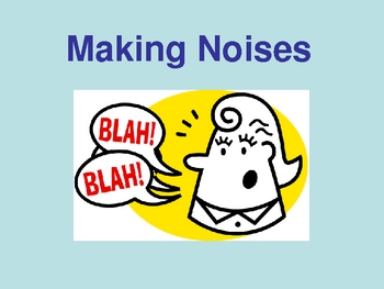Preview of Noise Making Social Story
