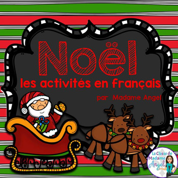 Preview of Noël:  French Christmas Themed Literacy Activities