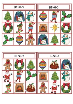 Nollaig (Christmas) Bingo Cards by MsWildflower | TPT