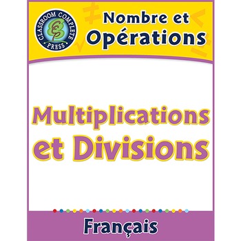 Preview of Nombre et Opérations: Multiplications et Divisions An. 3-5