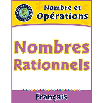 Preview of Nombre et Opérations: Nombres Rationnels An. 6-8