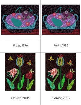 Preview of Nomenclature Cards: Artwork by Contemporary Japanese Artist Yayoi Kusama