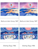 Nomenclature Cards: Winter Landscape Paintings by Canadian