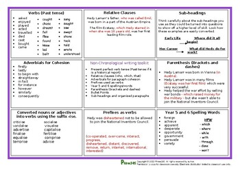 Preview of Non-Chronological Report Writing Planning Sheet - UKS2 (Year 5 & 6)