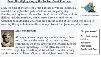 Preview of Non-Chronological Report Zeus Model Text