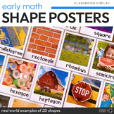 Non Fiction 2D Shape Posters with Real Life Photos