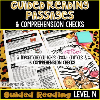Preview of Third Grade Guided Reading Level N