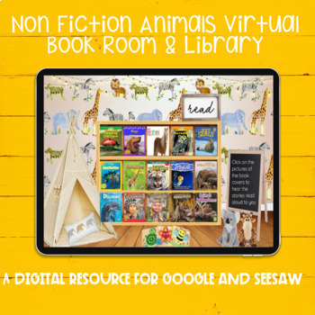 Preview of Non-Fiction Animals Virtual Book Room/Digital Library
