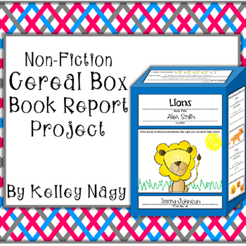 non fiction cereal box book report