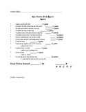 Non-Fiction Book Report Rubric