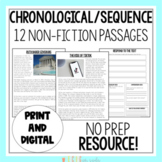 Nonfiction Chronological Order Passages | Reading Comprehe