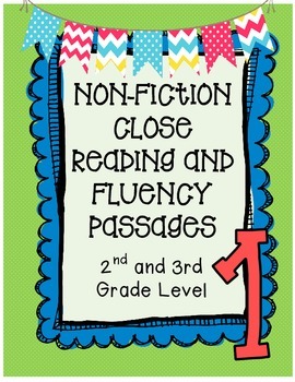 Preview of Nonfiction Close Reading and Fluency Passages {2nd and 3rd Grade} Part 1