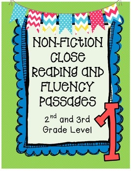 Nonfiction Close Reading And Fluency Passages 2nd And 3rd