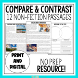 Nonfiction Compare Contrast Passages | Reading Comprehensi