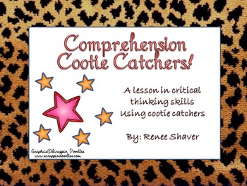 Preview of Non-Fiction Comprehension Fun With Cootie Catchers