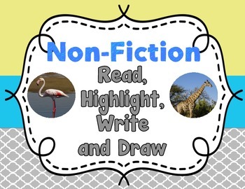 Preview of Non-Fiction Comprehension