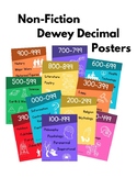 Non-Fiction Dewey Decimal Posters 8.5"x11"