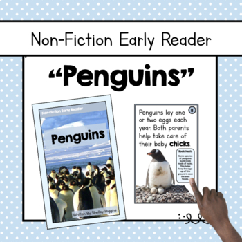 Preview of "Penguins" | Differentiated Winter Nonfiction Book and Comprehension Questions