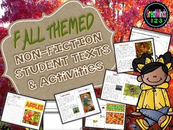 Preview of Fall Themed Informational Text  (primary)