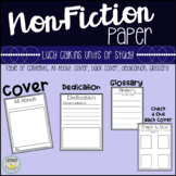 Non-Fiction (Information) Writing Paper {All About Cover, 