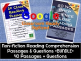 Nonfiction Reading Comprehension Passages and Questions BU