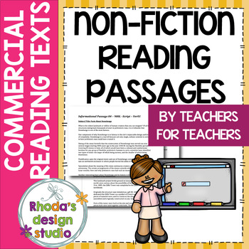 Non-Fiction Informational Passages for Commercial Use - Lexile Level 900